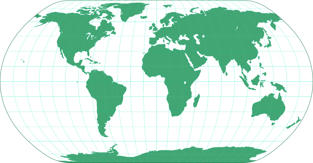 Natural Earth Umrisskarte