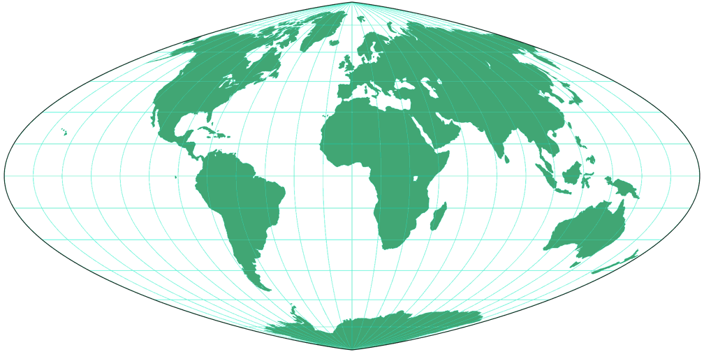 Boggs eumorphic Umrisskarte