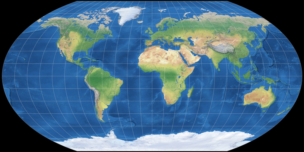 Wagner VI Kartenprojektionen vergleichen