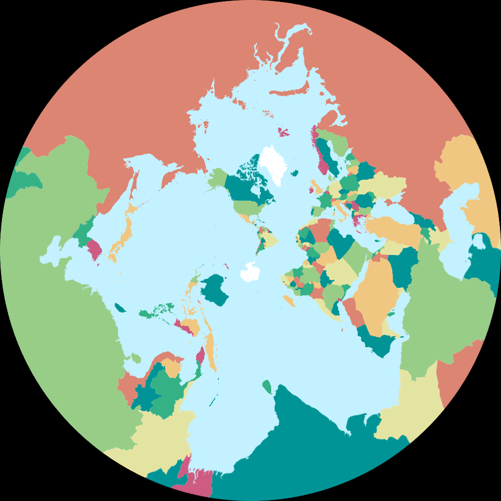 Spilhaus Stereographisch