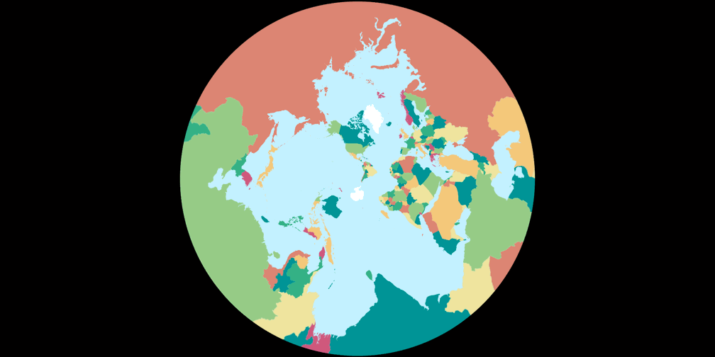 Spilhaus Stereographisch