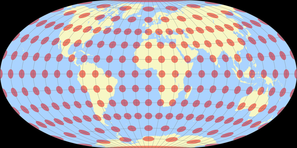 Hammer-Cylindrical Mix Tissotsche Indikatrix