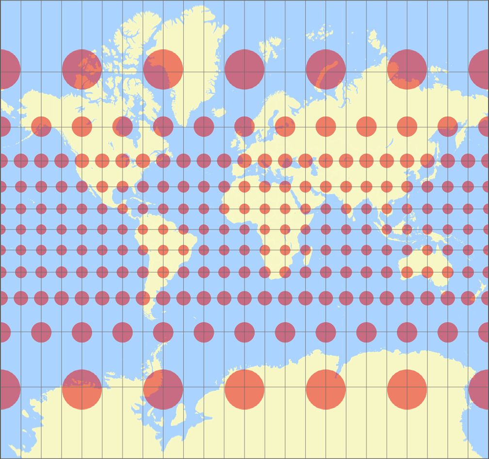 Mercator Tissotsche Indikatrix