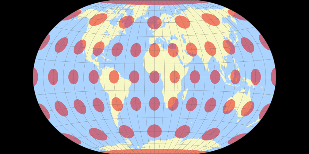 Dedistort Tissotsche Indikatrix