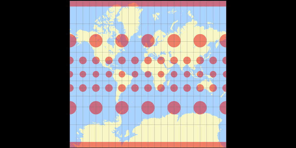 Mercator Tissotsche Indikatrix